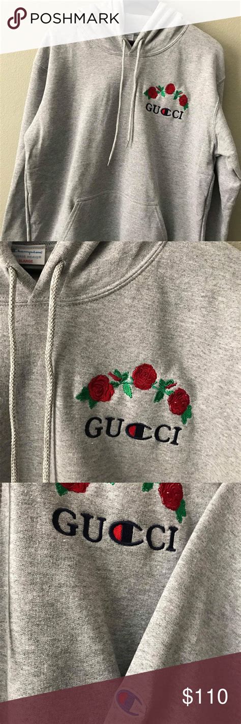 champion custom hoodie gucci|cheapest gucci hoodie.